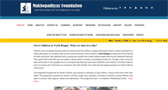 Desktop Screenshot of mukhopadhyayfoundation.org